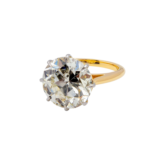 Impressive 8.10ct Diamond Solitaire Ring