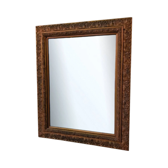 Large Vintage Ornate Mirror