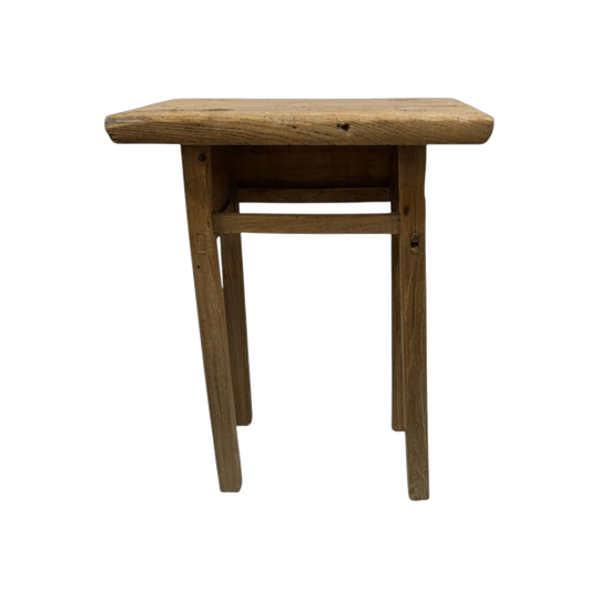Antique Short Elm Console | 75x58x39cm