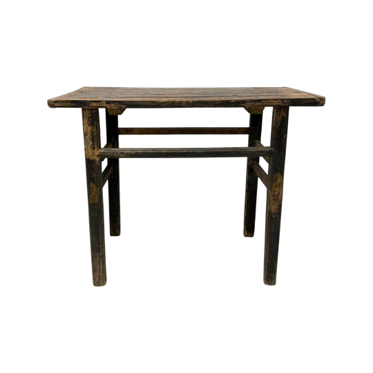 Blackened Antique Short Elm Console