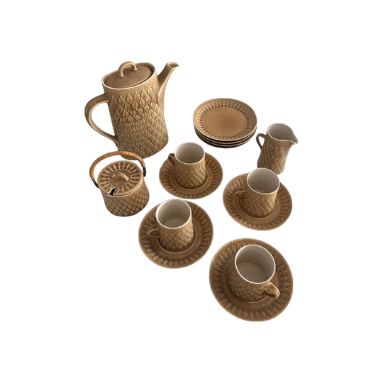 Mid-century Danish 'Relief' coffee pot made by Kronjyden, Denmark.