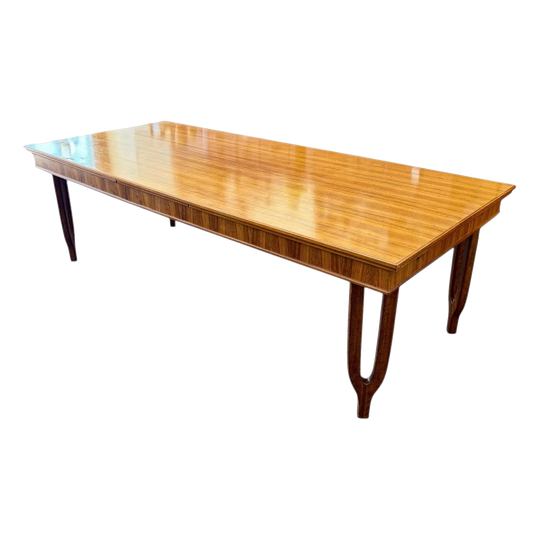 Vintage ROSANDO dining table mid-century blackbean extension 1950's AUSTRALIA