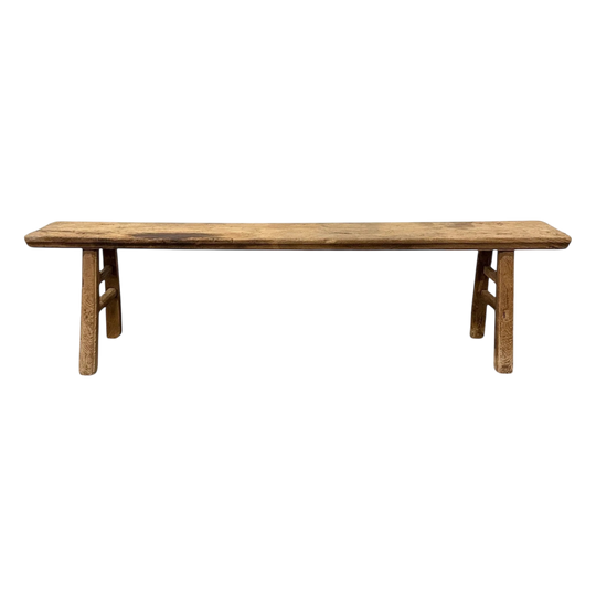 Antique Long Elm Bench