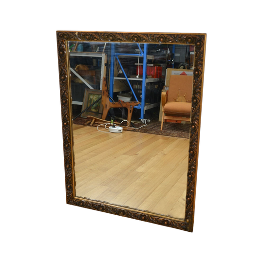 Antique large wall mirror - Victorian 117 x 88 cm