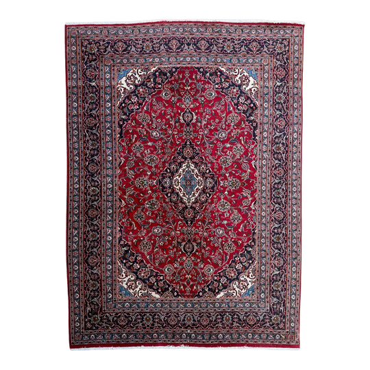Large Vintage Mashad Tribal Persian Rug (340x245cm)