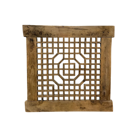 Antique Elm Window Screen
