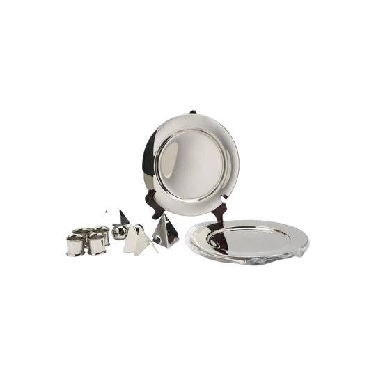 1990s Danish table setting by Danish Steel House