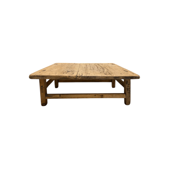 Vintage Square Elm Coffee Table | 69x67x26cm