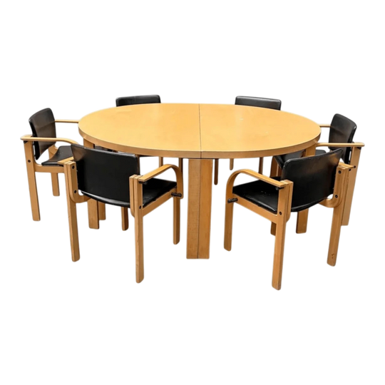 Fritz Hansen Model 4810 Dining Set Friis & Moltke 1986
