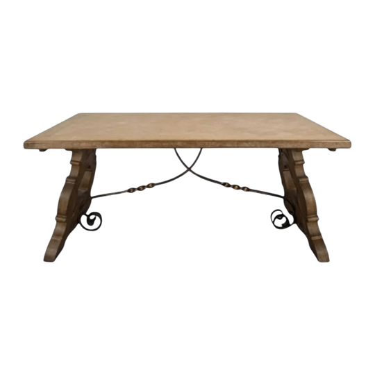 Spanish style table in limed oak 180cm