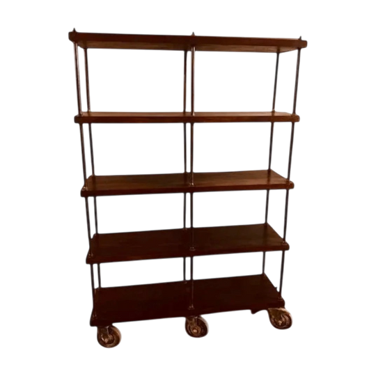 Industrial five-tier shelving unit