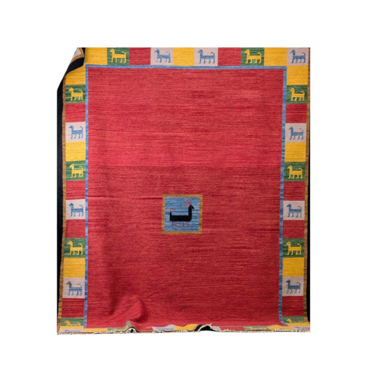 Vintage Persian Qashqai Gabbeh Rug