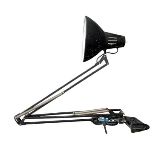 Vintage Industrial Luxo Model L1 Task Lamp | Early Clamp Mount