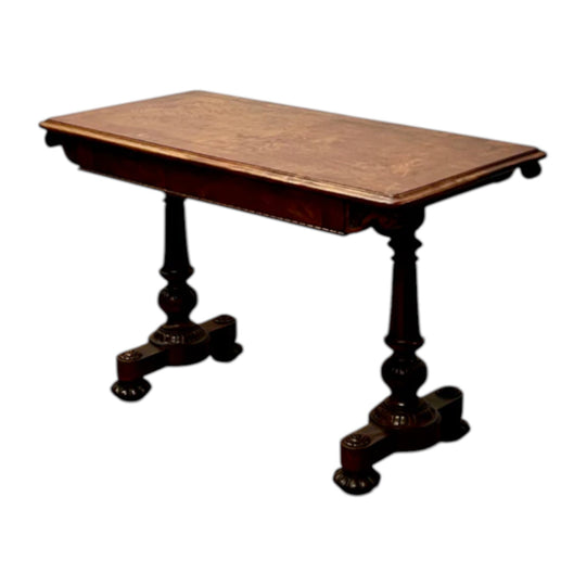 Antique English early Victorian Side Table / Sofa Table.