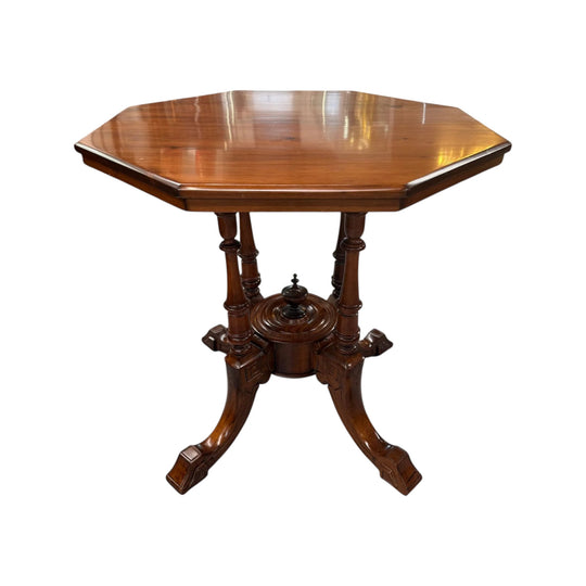 Edwardian Octagonal Topped Occasional Table