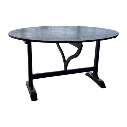 French Wine Table Walnut Finish