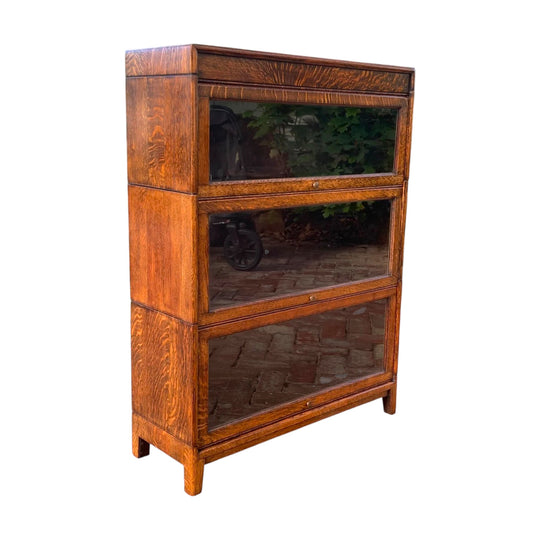 English Oak Stacking Bookcase, c.1920