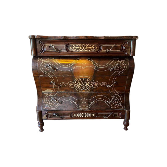 114x60x111h cm large antique style French Louis XV chest of drawers tall boy reproduction