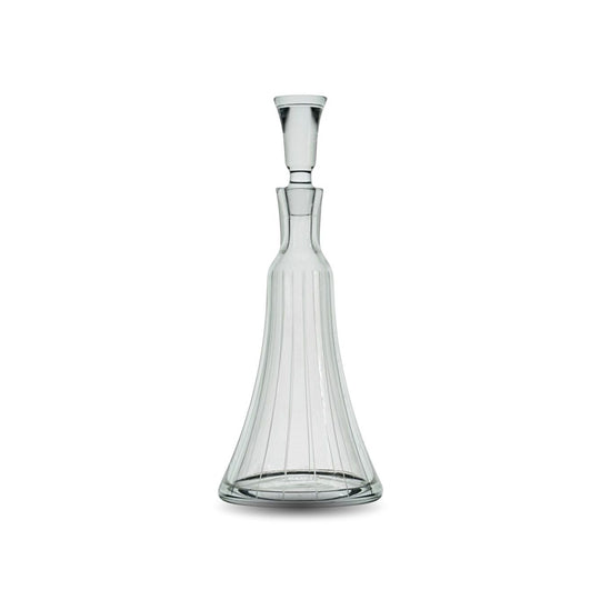 Bohemian Large Engraved Lead Crystal Decanter and Stopper Bohemia (Czech Republic), circa 1960s–1970s