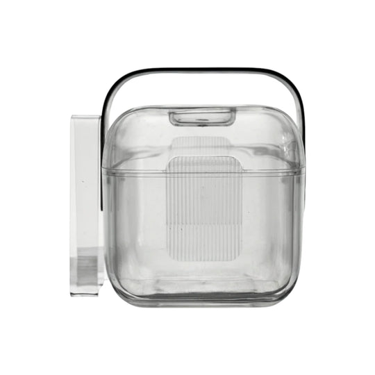 Guzzini ‘Amanda’ Ice Bucket with Liner and Tongs Designed by Ambrogio Pozzi Italy, circa late 1960s–1970s