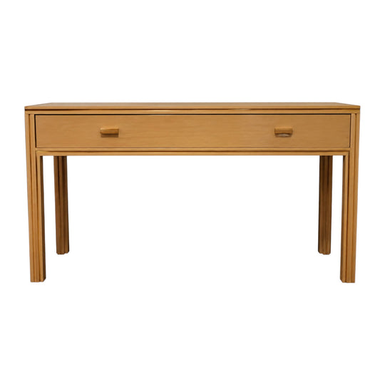1970s Pierre Vandel Cream & Brass Console Table