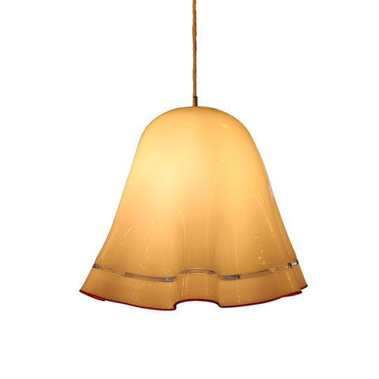 Mid Century Murano Handkerchief Pendant, circa 1960's
