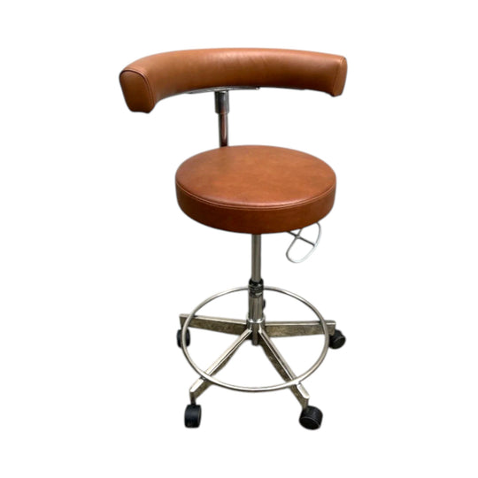 Vintage Industrial Adjustable Drafting Stool