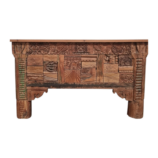 VINTAGE Indian Bar/Console Natural - Eco Village Collection