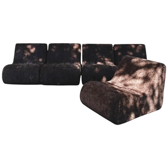1970's Five Piece Modular Sofa