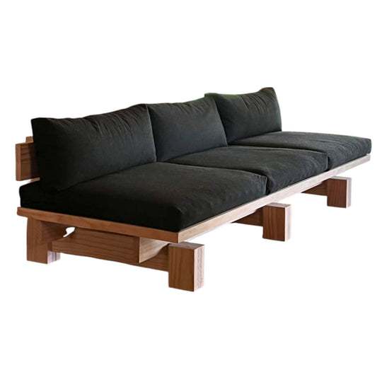 Brutalist Japanese Futon Sofa