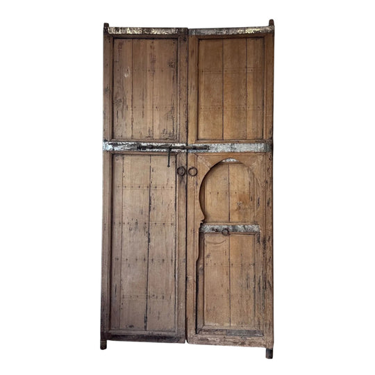 Vintage Moroccan Riad Doors - Authentic Marrakech Craftsmanship