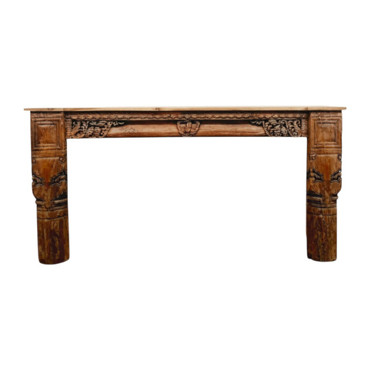 VINTAGE Recycled Indian Console Table Natural