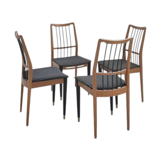Set of four Swedish Spoke Back Chairs