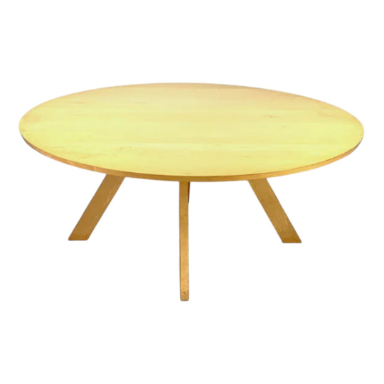 Solid Round Contemporary Dining Table
