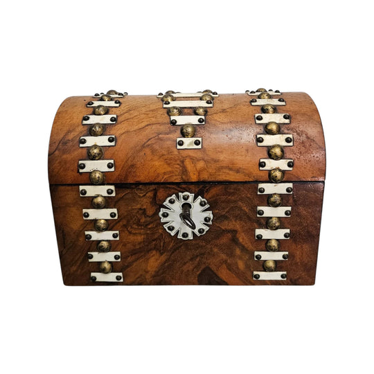 Victorian Walnut Stationary Box