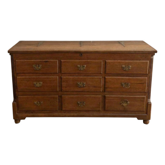19th Century Georgian Style Oak Chest