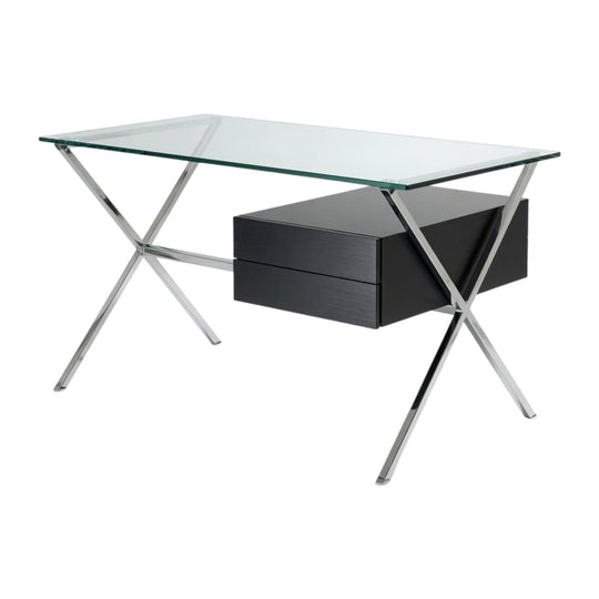 Knoll Albini Desk by Franco Albini 1958 White Lacquer & Glass Designer Desk