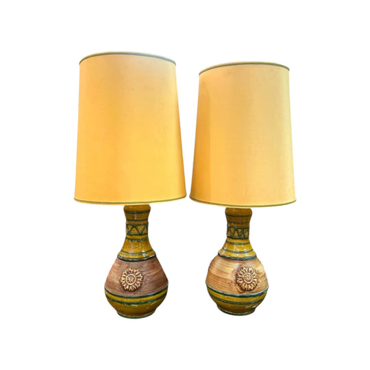 Pair of Bitossi Lamps - Italy
