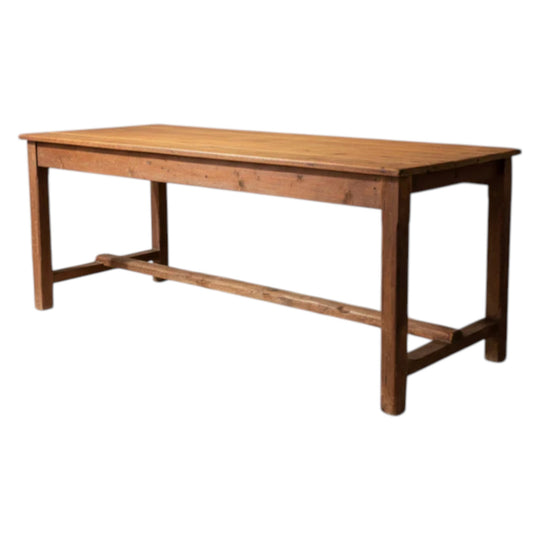 Antique French Fir Kitchen Table | Vintage Dining Furniture