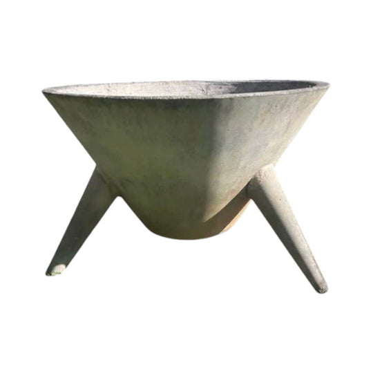 Australian Mid-Century Concrete 'Sputnik' Tripod Planter, Western Australia, c. 1960s