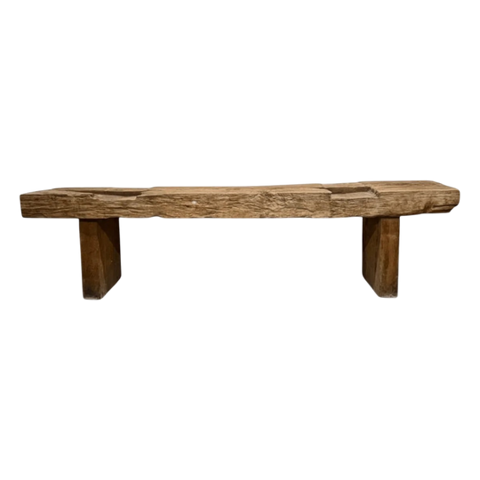 Wabi Sabi Organic Teak Bench