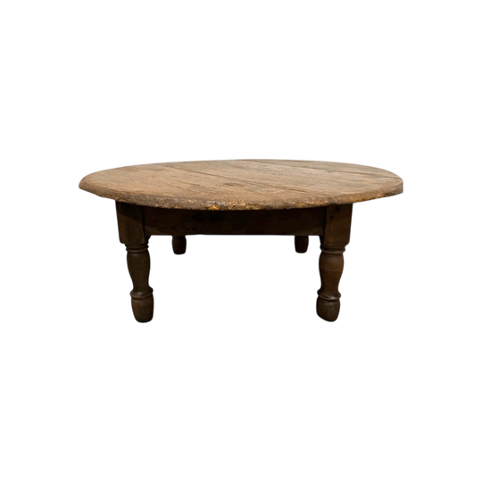 Vintage Teak Low Round Coffee Table