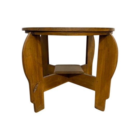 Art Deco Colonial Teak Side Table