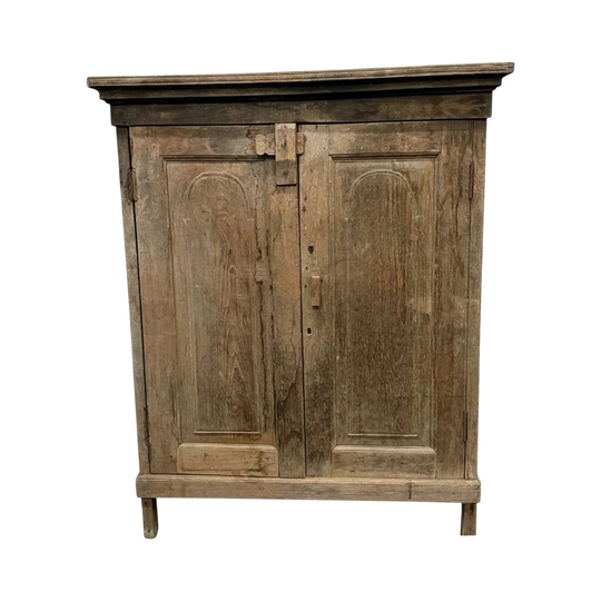 Antique Rustic Storage Cabinet