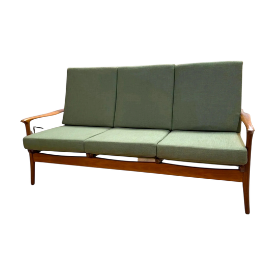 Mid Century Australian Blackwood Three Seater Sofa