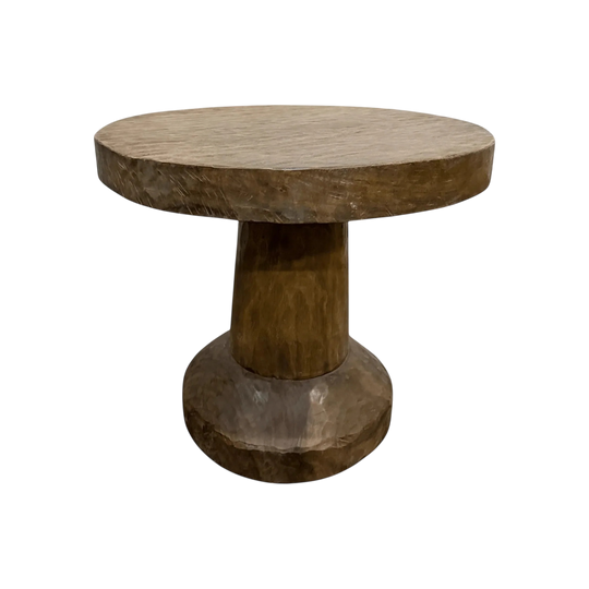 Organic Teak Round Dining Or Entrance Table