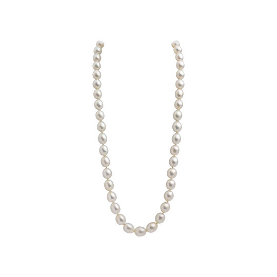 Strand of 48 Oval South Sea Pearls
