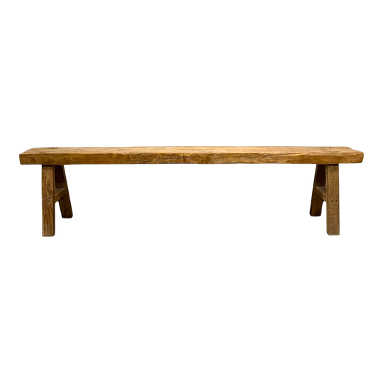 Rustic Teak Wood Bench From Java