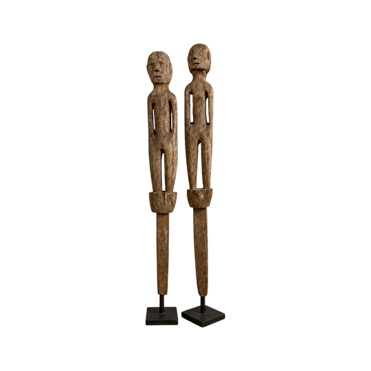 Original Vintage Guardian Statues From Sumba