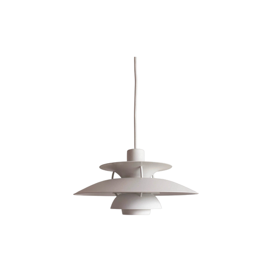 PH5 Mini Pendant Light in White by Poul Henningsen for Louis Poulsen